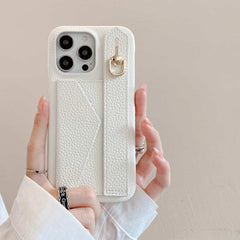 Wallet Card Holder Phone Case with Wrist Strap for iPhone 14 Series